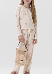 Pijama Infantil Menina Longo Cor com Amor 2050165