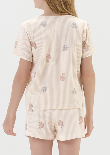Pijama Infantil Menina Curto Cor com Amor 2050166