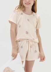 Pijama Infantil Menina Curto Cor com Amor 2050166