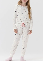 Pijama Infantil Menina Longo Cor com Amor 2050182