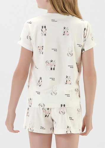 Pijama Infantil Menina Curto Cor com Amor 2050184