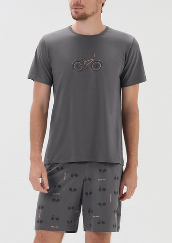 Pijama Masculino Curto Cor com Amor 2030224