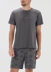 Pijama Masculino Curto Cor com Amor 2030224