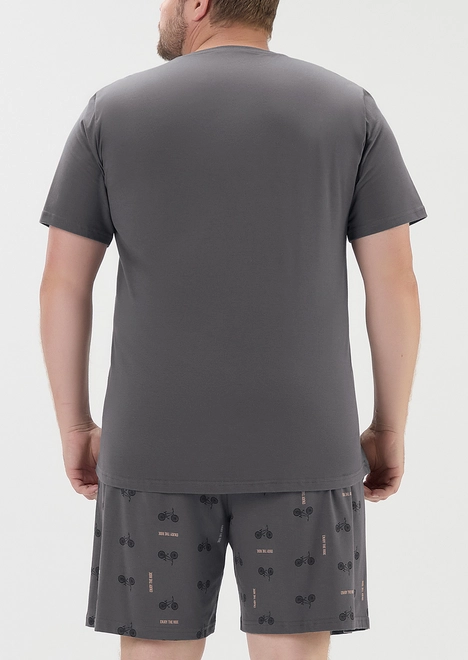Pijama Masculino Curto Cor com Amor 2040050 Plus Size