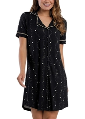Camisola Feminina Curta com Abertura Podiun 266108