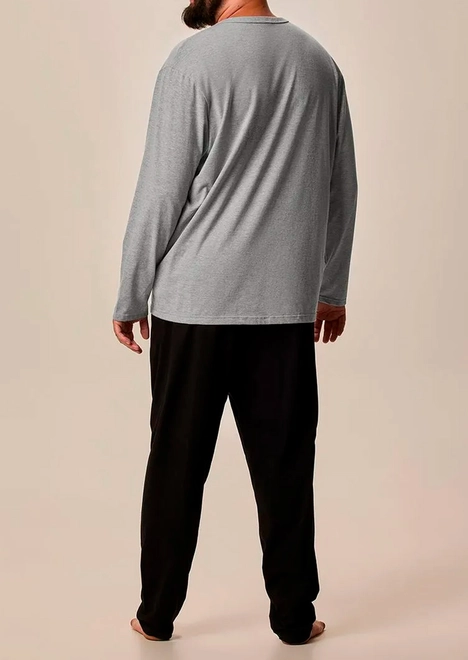 Pijama Masculino Longo Malwee 1000134312 Plus Size