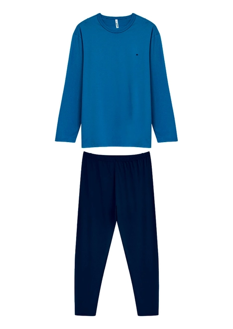 Pijama Masculino Longo Malwee 1000134312 Plus Size