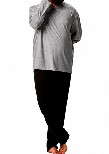 Pijama Masculino Longo Malwee 1000134312 Plus Size