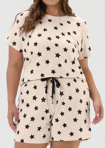 Pijama Feminino Curto Cor com Amor 2020107 Plus Size
