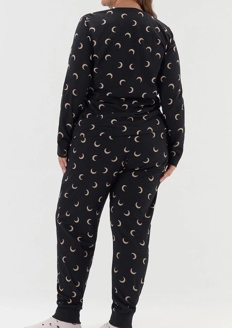 Pijama Feminino Longo Cor com Amor 2020108 Plus Size