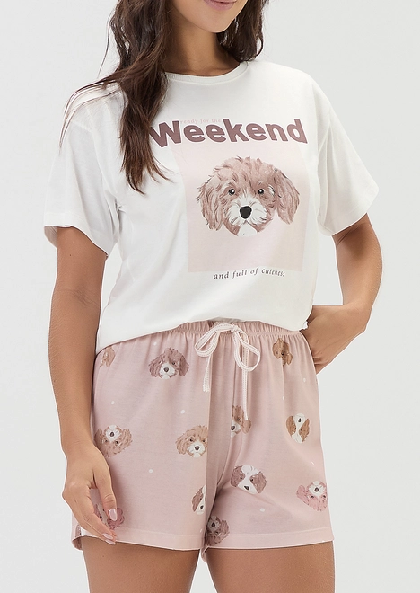Pijama Feminino Curto Cor com Amor 2011326