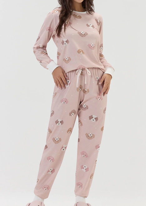 Pijama Feminino Longo Cor com Amor 2011327