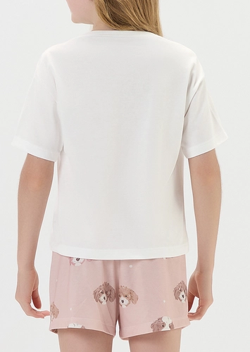 Pijama Infantil Menina Curto Cor com Amor 2050193