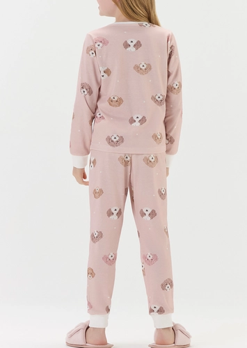 Pijama Infantil Menina Longo Cor com Amor 2050194