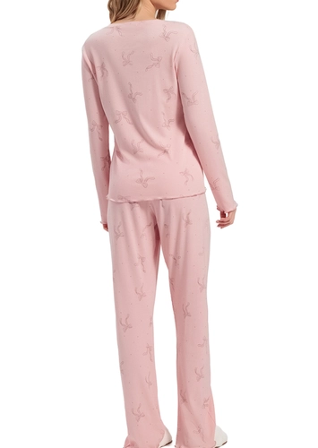 Pijama Feminino Longo Espaço Pijama 4010551