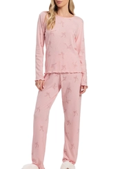 Pijama Feminino Longo Espaço Pijama 4010551
