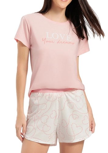 Pijama Feminino Curto Espaço Pijama 4010552