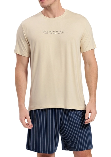 Pijama Masculino Curto Espaço Pijama 4030042