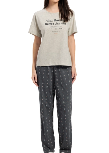Pijama Feminino Longo Espaço Pijama 4010485