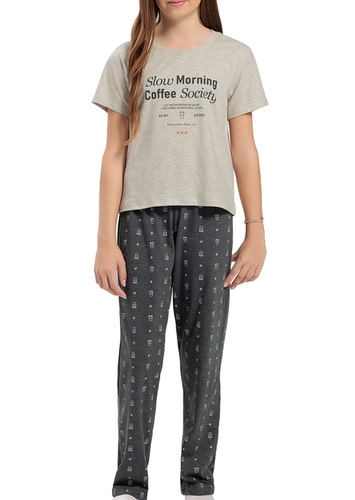 Pijama Infantil Menina Longo Espaço Pijama 4050078