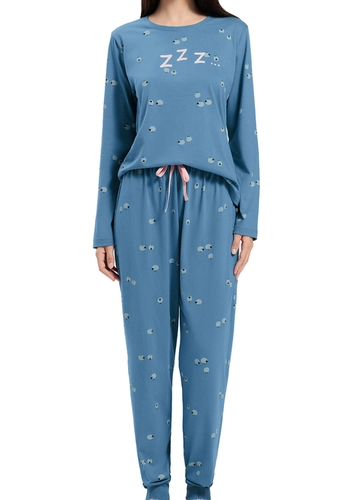 Pijama Feminino Longo Espaço Pijama 4010547