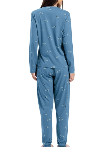Pijama Feminino Longo Espaço Pijama 4010547