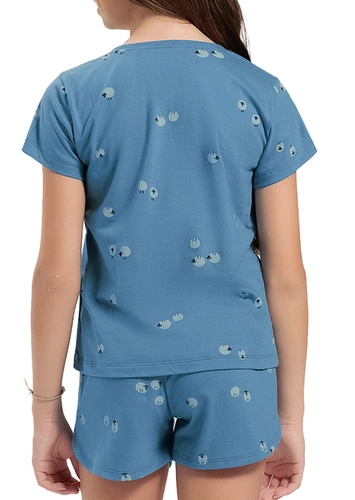 Pijama Infantil Menina Curto Espaço Pijama 4050086