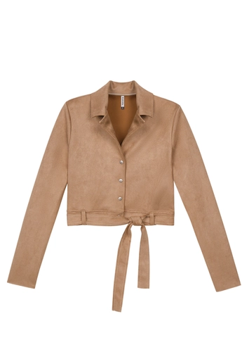 Jaqueta Feminina Cropped Marialicia 184505