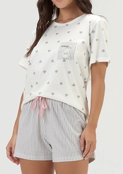 Pijama Feminino Curto Cor com Amor 2011213