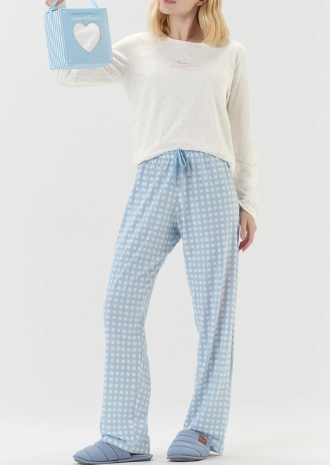 Pijama Feminino Longo Cor com Amor 2011218