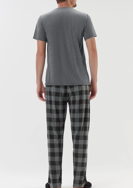 Pijama Masculino Longo Cor com Amor 2030203