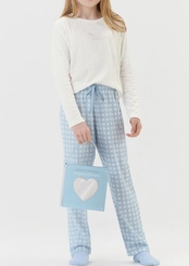 Pijama Infantil Menina Longo Cor com Amor 2050176
