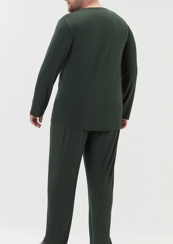Pijama Masculino Longo Cor com Amor 2040047 Plus Size