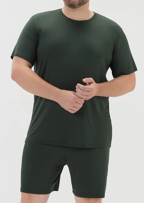 Pijama Masculino Curto Cor com Amor 2040048 Plus Size
