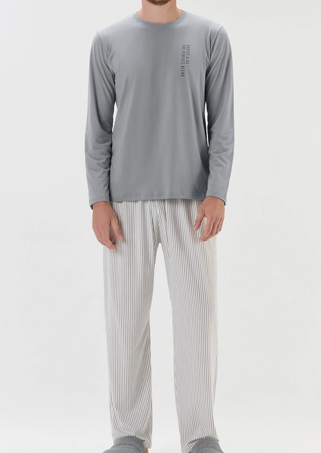 Pijama Masculino Longo Cor com Amor 2030199