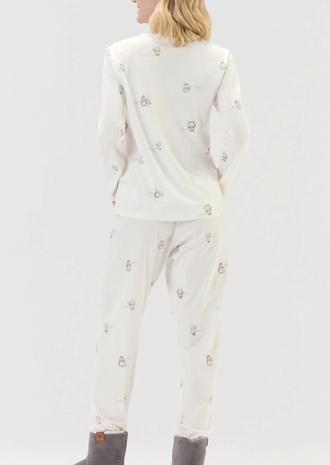 Pijama Feminino Longo Cor com Amor 2011173