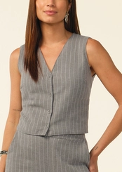 Colete Feminino Alfaiataria Marialicia 184465