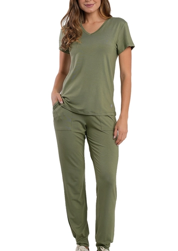 Pijama Feminino Longo Podiun 265123