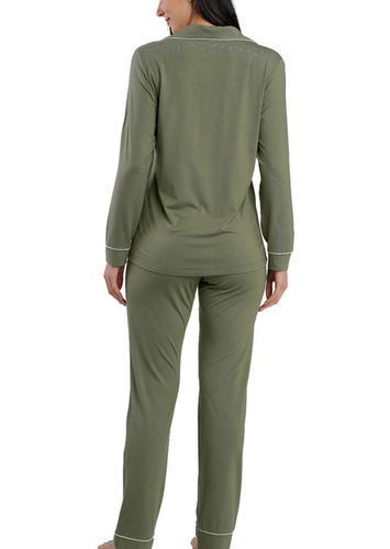 Pijama Feminino Longo com Abertura Podiun 265122