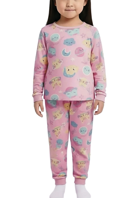 Pijama Infantil Menina Longo Malwee 1000131969
