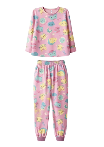 Pijama Infantil Menina Longo Malwee 1000131969