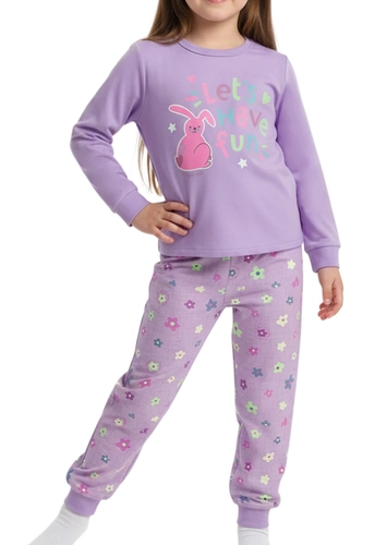 Pijama Infantil Menina Longo Malwee 1000135031 loading=