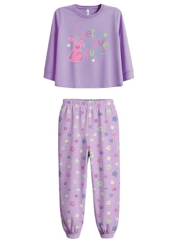 Pijama Infantil Menina Longo Malwee 1000135031