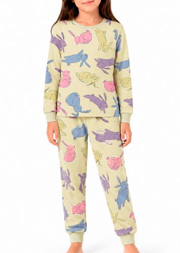 Pijama Infantil Menina Longo Malwee 1000135034