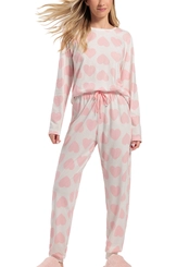 Pijama Feminino Longo Espaço Pijama 4010506