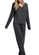 Pijama Feminino Longo com Abertura Espaço Pijama 4010513