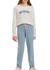 Pijama Infantil Menina Longo Espaço Pijama 4050079