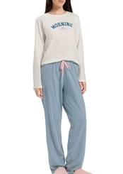 Pijama Feminino Longo Espaço Pijama 4010526