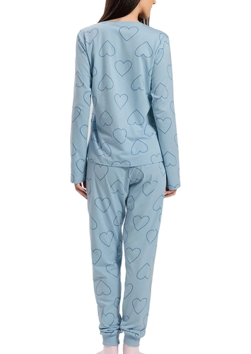 Pijama Feminino Longo Espaço Pijama 4010556