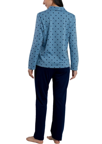 Pijama Feminino Longo com Abertura Podiun 265170